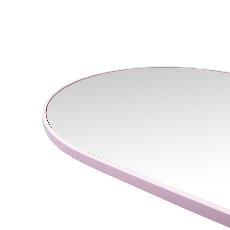 Kira Metal Mirror, Pink, 83" x 48"