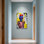 «Fashion Robot King Pizza», impression sur toile de style graffiti