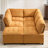 Sectional Sofas | Modern 6-Seat U-Shaped Modular Reversible Chaise, Living Room | Mustard Yellow | Corduroy-1386294851
