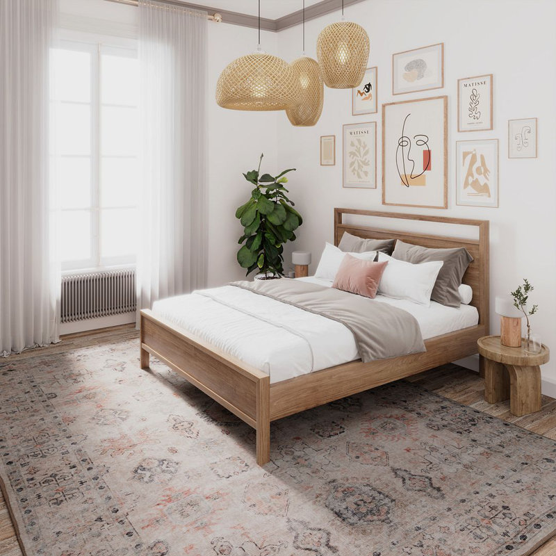 Vintage Look Area Rug, Rectangle 160 x 230 cm