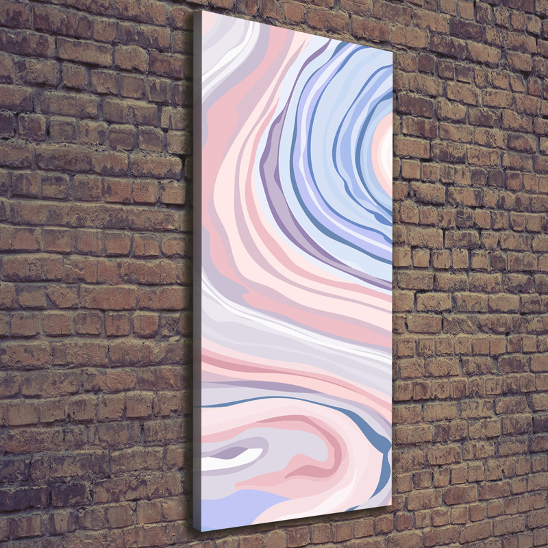 Waves Abstraction - Wrapped Canvas Print