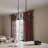 Ilia 6-Light Matte Black Island Chandelier-127380333