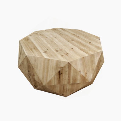 Three-dimensional Embossed Pattern Design American Retro Style Coffee Table,Tabletop