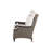 Davenport 67'' Wide Wicker Loveseat with Sunbrella® Cushions-75880201