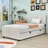 Twin Upholstered Platform Bed with Trundle-1178096153