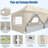 10x30 Pop Up Canopy Tent with 8 Sidewalls,Wave Eave Heavy Duty Canopy Tent -109708377