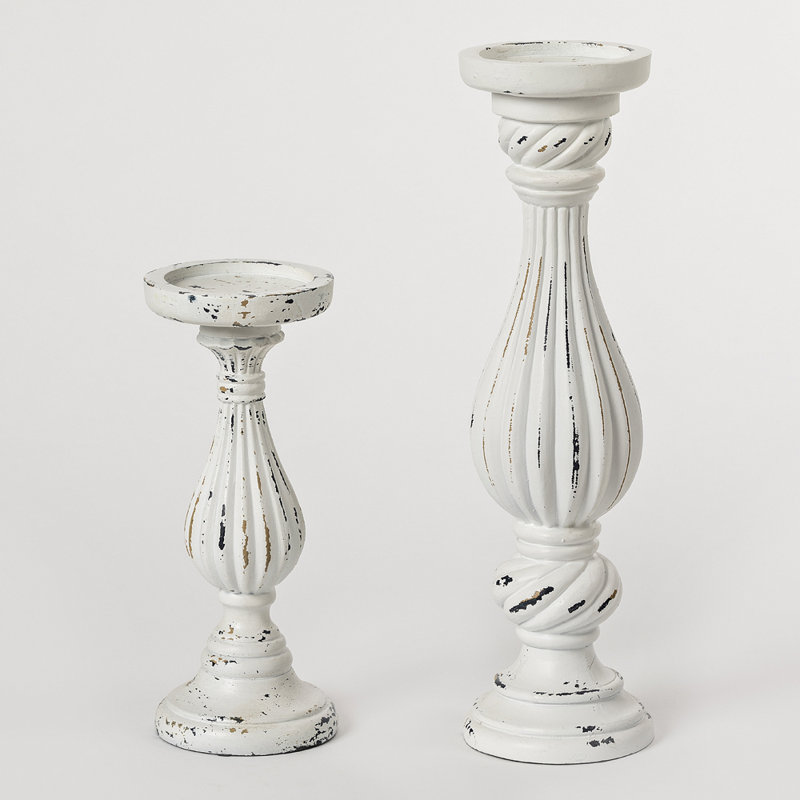 17'' H Plastic / Acrylic Tabletop Candlestick