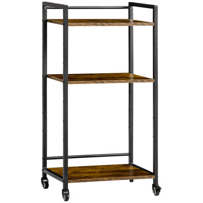 Lunar 100.5cm H x 50cm W Utility Cart with Wheels