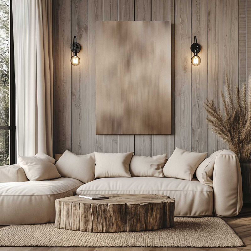 Impression sur toile Cosmic Latte II, H 12 po x l 8 po x P 1,25 po, Toile tendue