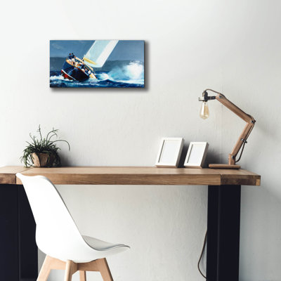  'Hoek' by Curt Crain Canvas Wall Art, 24" x 12"