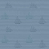 Kids Sailboats 10' L x 24" W Peel and Stick Wallpaper Tile