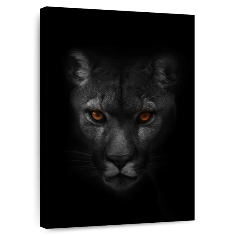 Brampt Dark Cougar, 39" H x 26" W