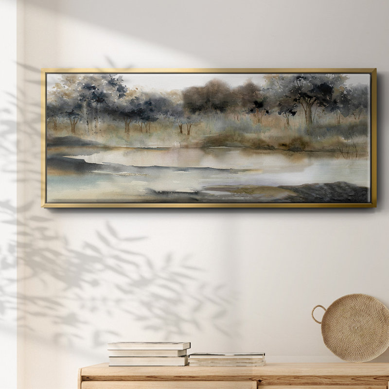 Serene River- Framed Canvas