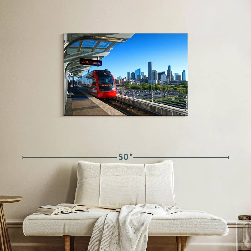 Houston Train, 24" H x 36" W