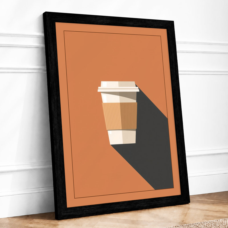 Morning Coffee Ritual Modern - Print, Black, A4 - 29.7 x 21.0 cm