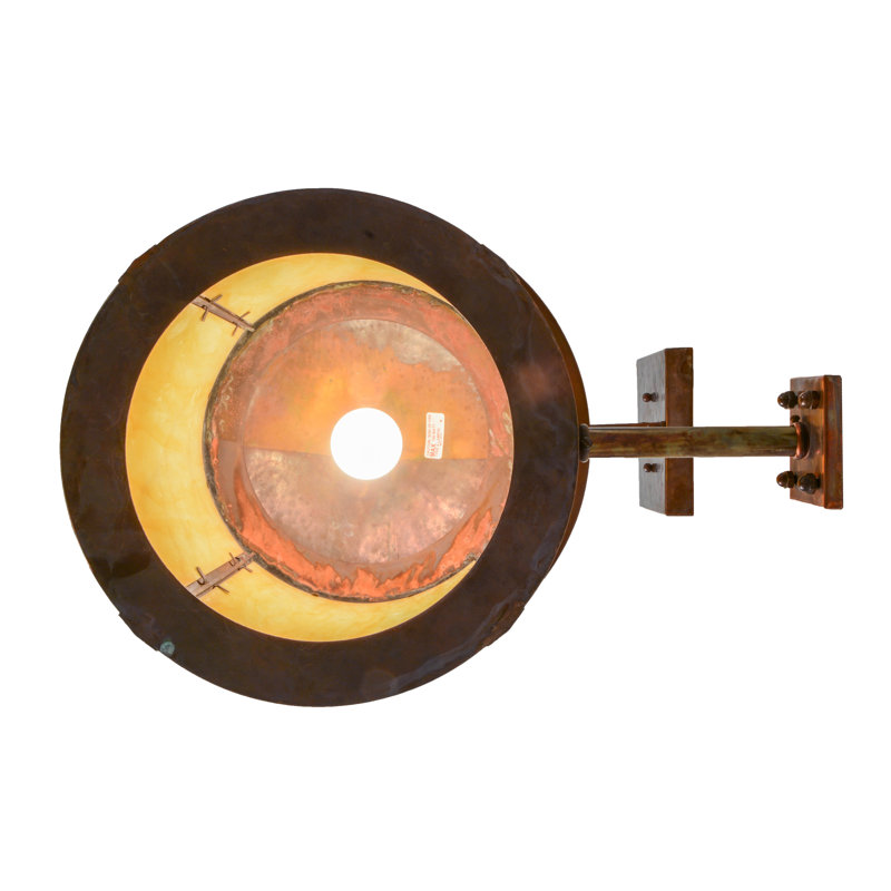 Greenbriar Oak 1 - Light Outdoor Wall Lantern, 23.5" H x 16" W x 20" D