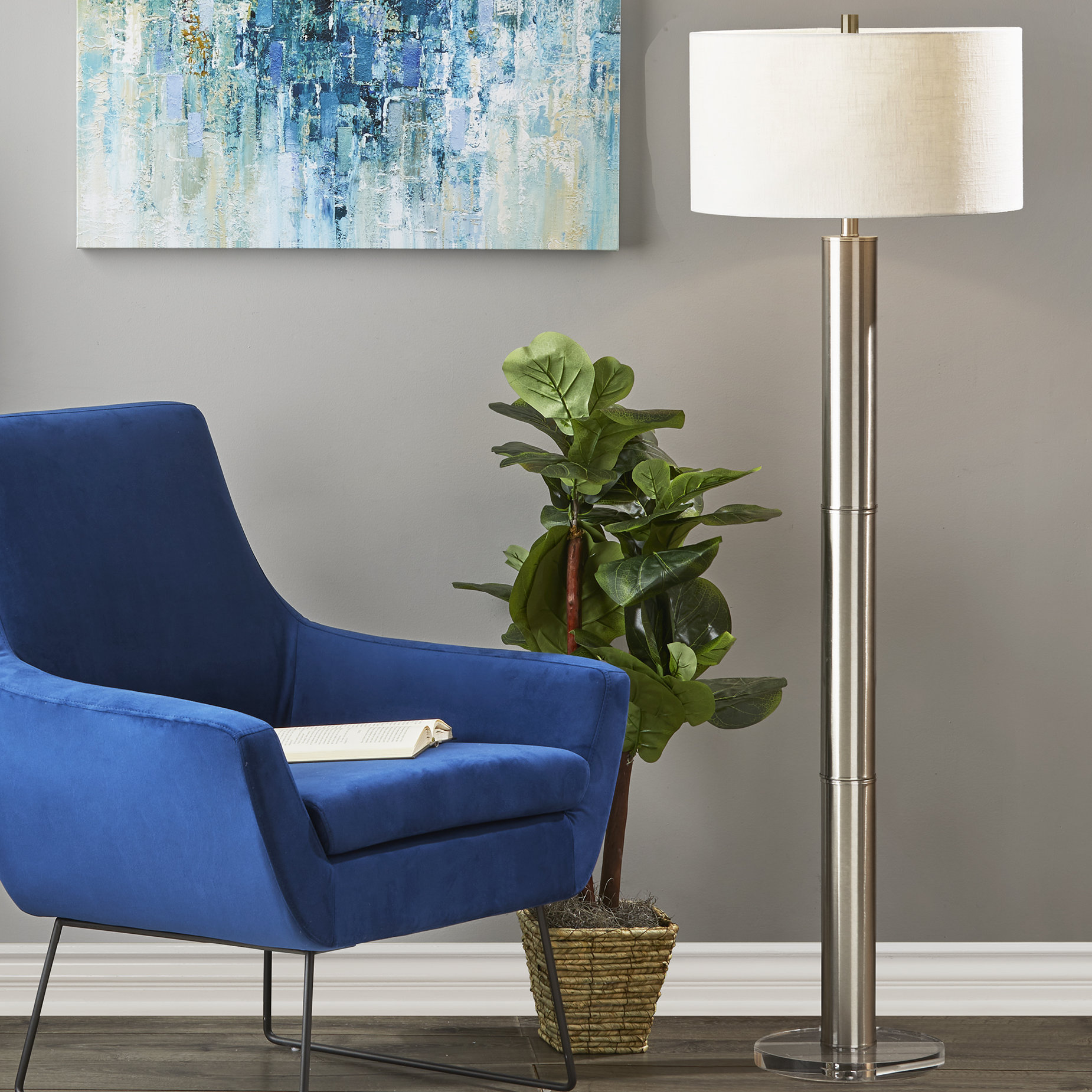 Ivy Bronx Kluge 58.5'' Traditional Floor Lamp & Reviews Wayfair