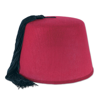 Felt Fez Hat - Pack of 12