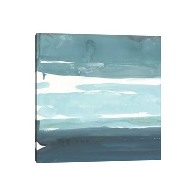 Teal Horizon I by Rob Delamater - Gallery-Wrapped Canvas Giclée on Canvas