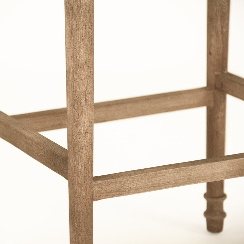 Lucas Upholstered Stool with Solid Wood Frame, Bar Stool ( 30" Seat Height)