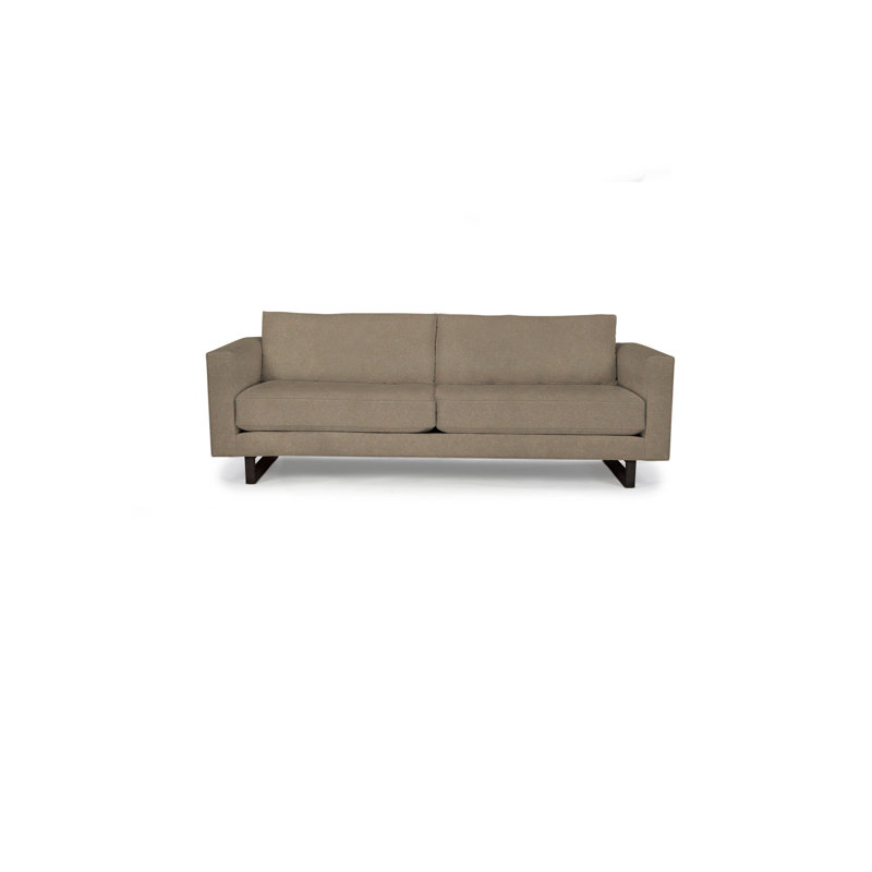 Avalon Sofa, Wenge, Black Bear Polyester