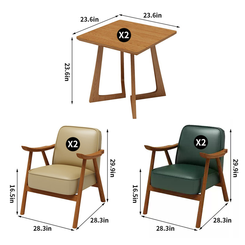 Ensembles de réception élégants 6 pièces