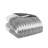 3 Piece Cotton Comforter Set With Chenille Tufting Gray-113361367