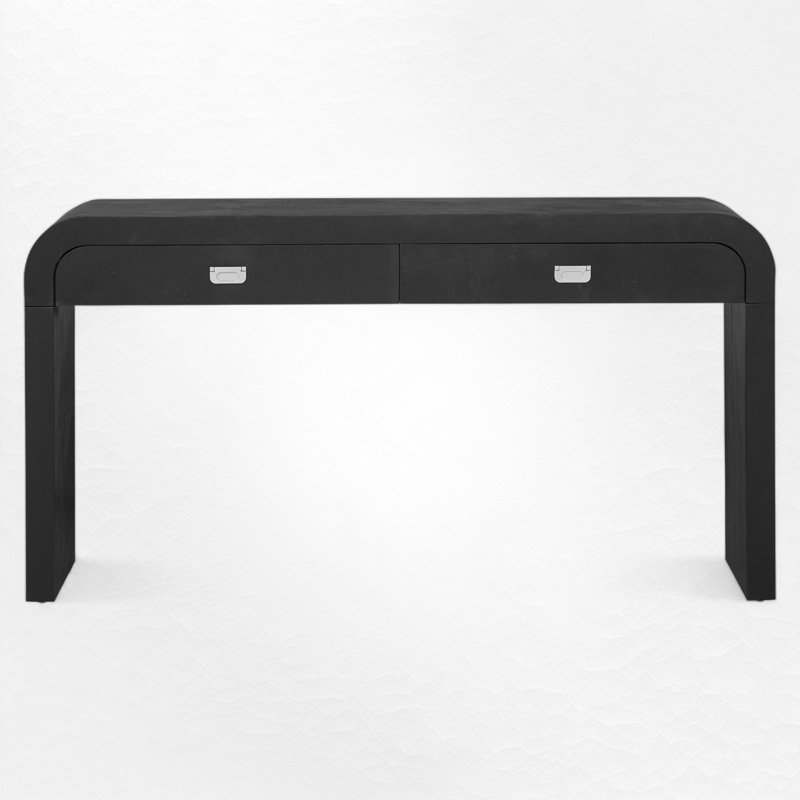 60.02" Console Table, Black