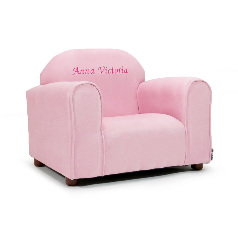 Fauteuil club personnalisable pour enfant Little-Furniture, Rose millennial, Oui, Rose