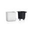Pot de fleurs en plastique Cube-35933690-35944184