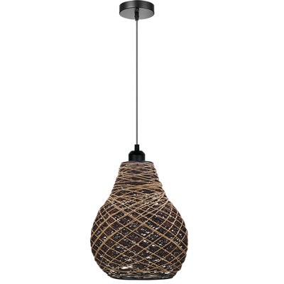 Kathaleen 1 - Light Brown Dome Pendant