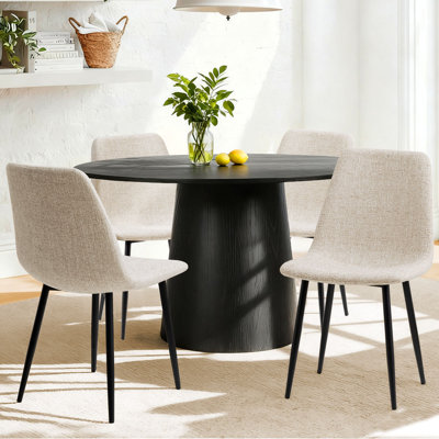 Verona Upholstered Fabric Dining Side Chairs