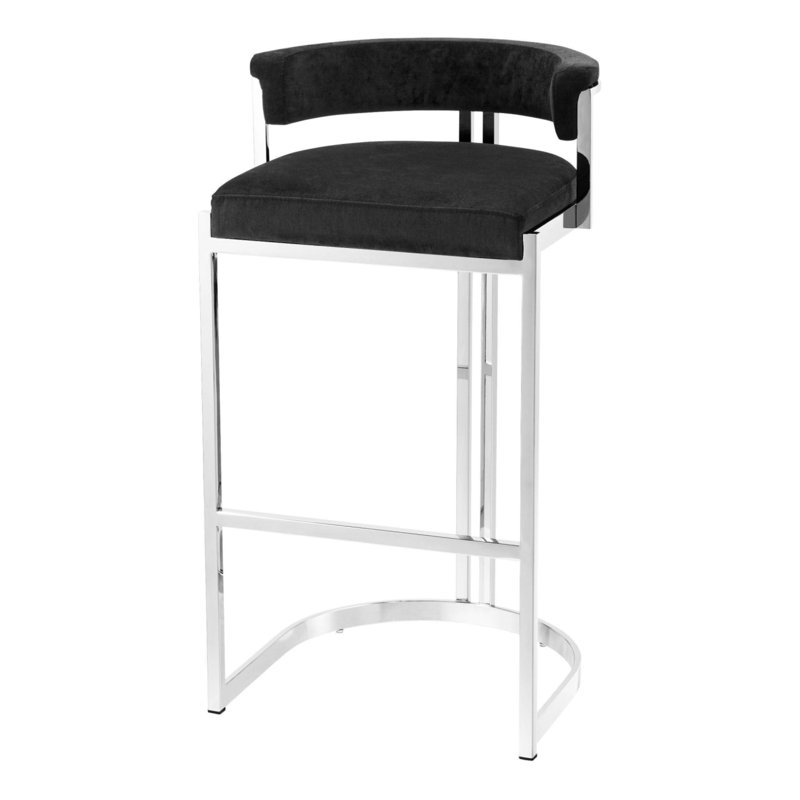 Dante Upholstered Stool with Metal Frame, Counter Stool (27” Seat Height)