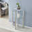 Datrell Glass Top End Table