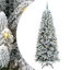Artificial Christmas Tree with 300 LEDs White-2143261005-2143261007