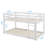 Rubber Wood Twin On Twin Ground Bunk Bed Equipped With Ladder-820306800
