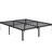 Queen Size Bed Frame, Heavy Duty Metal, Black, Easy & Silent Assembly, 1000 - Pound Support, Steel Slats For Even Under Storage, Bedroom And Guest Room, Connection Holes Metal Duty, Quick No Noise,