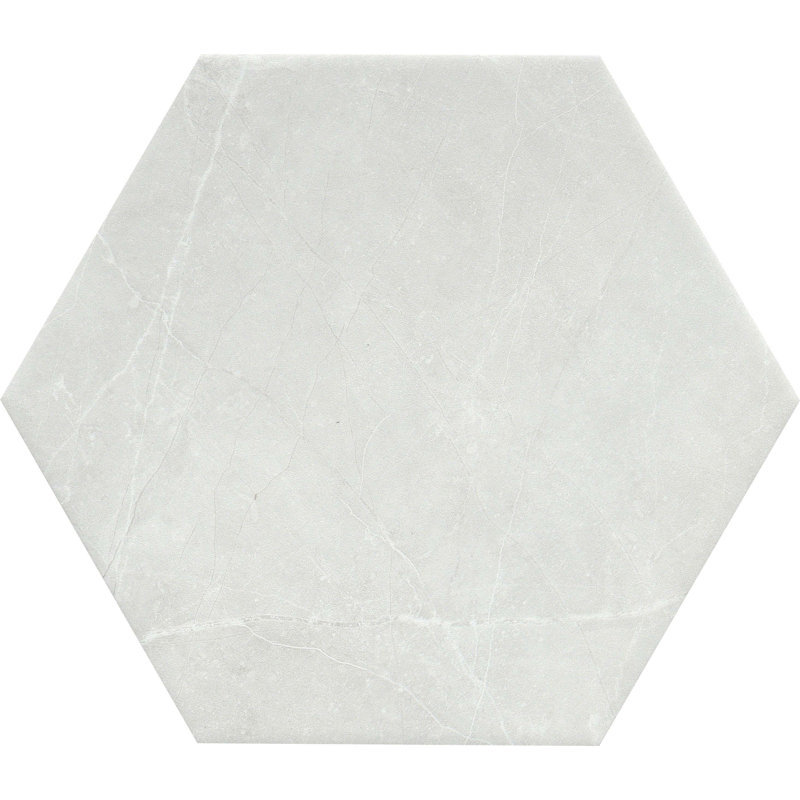 Sterlina 8 In. X 10 In. Matte Porcelain (7.38 Sq. Ft./Case), Silver