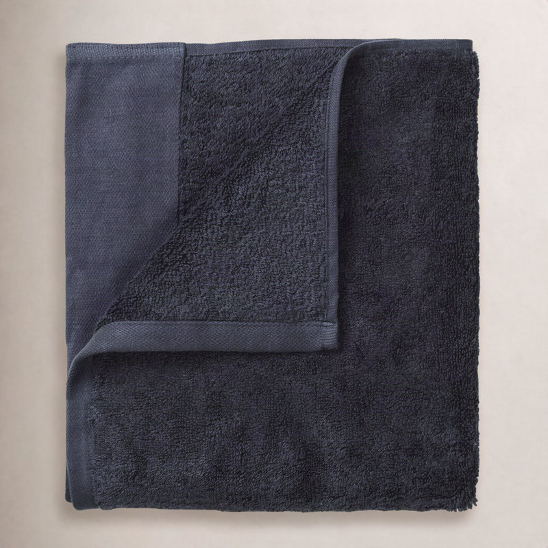 Riva Organic Cotton Hand Towel, Charcoal
