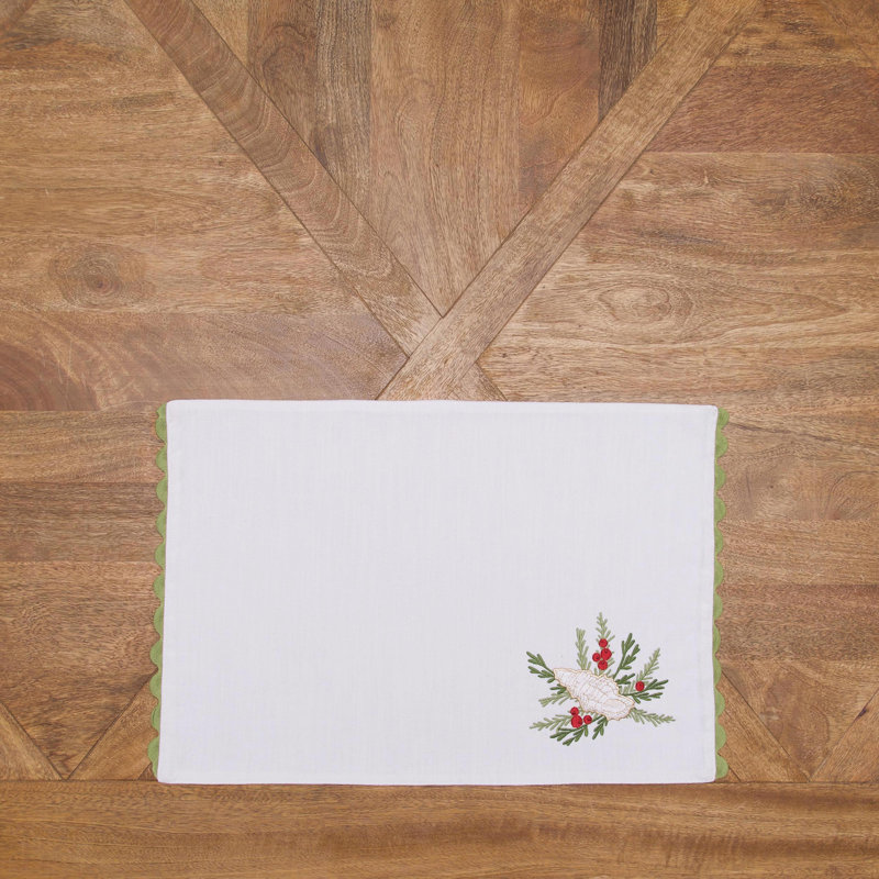 Ensemble de 6 napperons Coastal Tidings Christmas