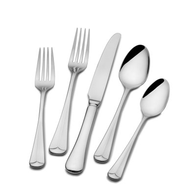 St. James Italian Bistro 18/10 Stainless Steel 65pc  Flatware Set - Service for 12