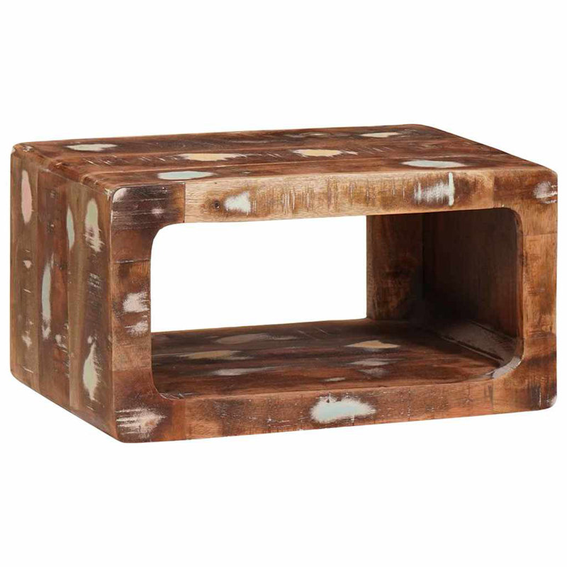 45cm W Solid Wood Bedside Table, Brown