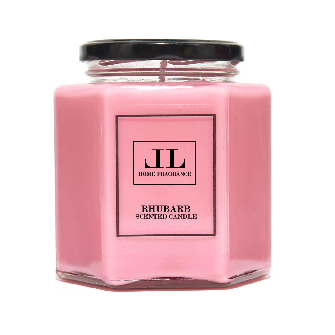 Rhubarb Scented Jar Candle