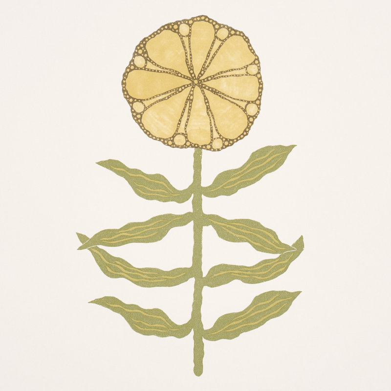 Schumacher x Marian Mcevoy Pretty Petals Wallpaper, Soft Yellow