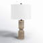 Lampe de table en pierre Jamia-1254807622