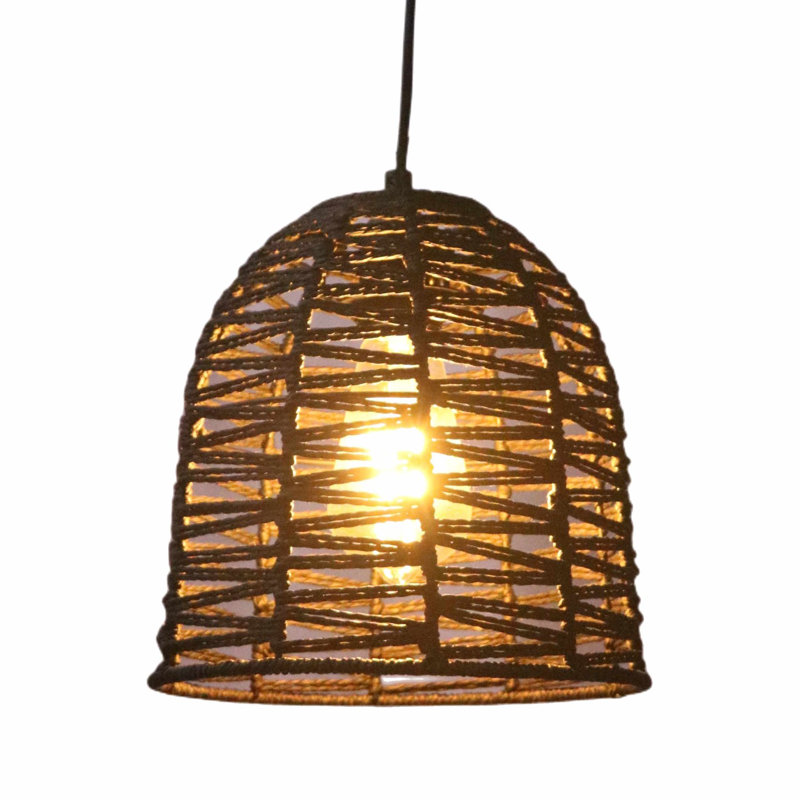 Acey 22cm H Paper Pendant Shade ( Uno ), Dark