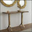 Console en bois massif Mrazik Yoho - 45,2 x 15,7 x 29,5 po