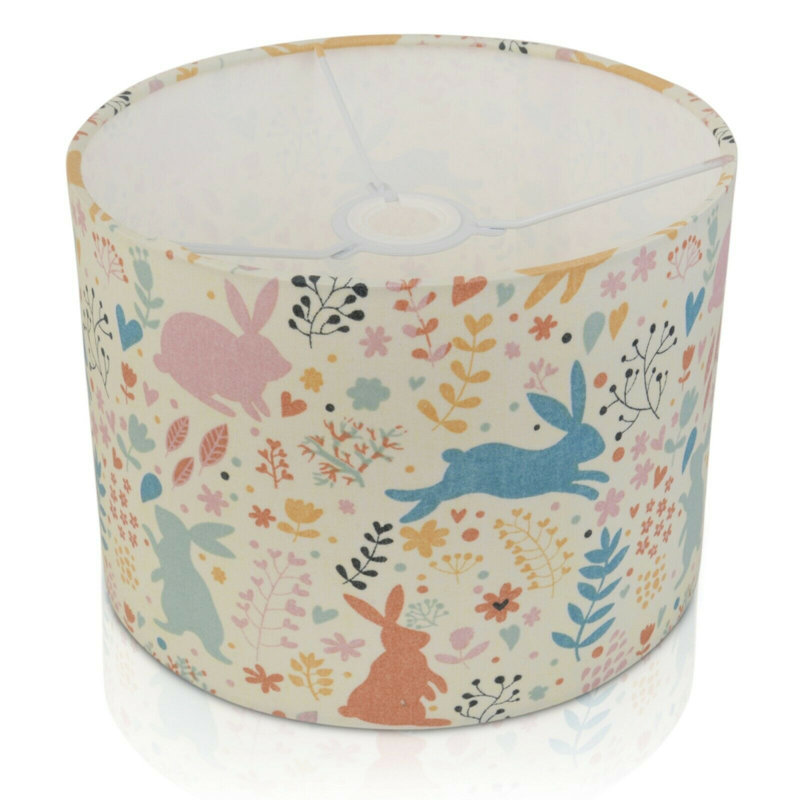 Cotton Drum Pendant Shade ( Screw On ), 17.5 cm H x 20 cm W x 20 cm D