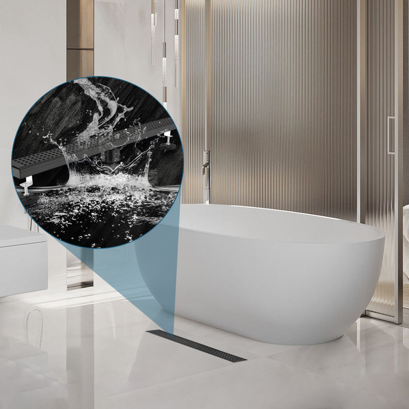 Linear Grid Shower Drain