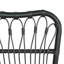 Chaises de patio en rotin Pe (ensemble de 2) - Cadre en fer résistant aux rayons UV, pour cour / bord de piscine / jardin-764328768